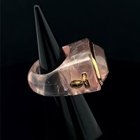 Ringe Cianfrone Gioielli Dame in Gold Quarzo ANOR-159-198 - ANOR-159-198